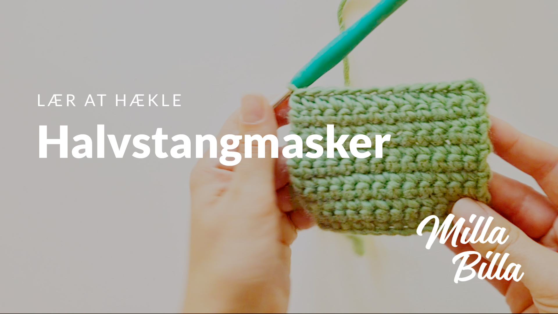 BASICS #2: Half double crochet (hdc)