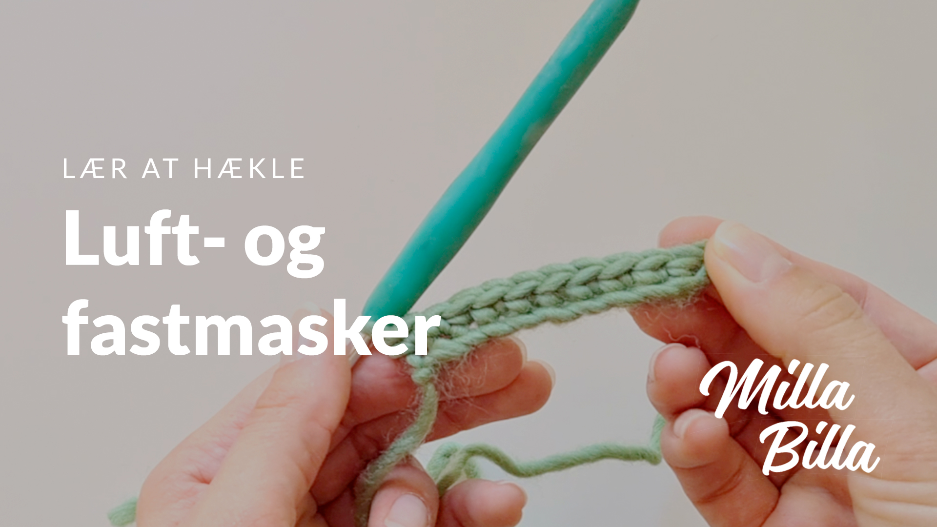 BASICS #1: Chains (ch) and single crochet (sc)