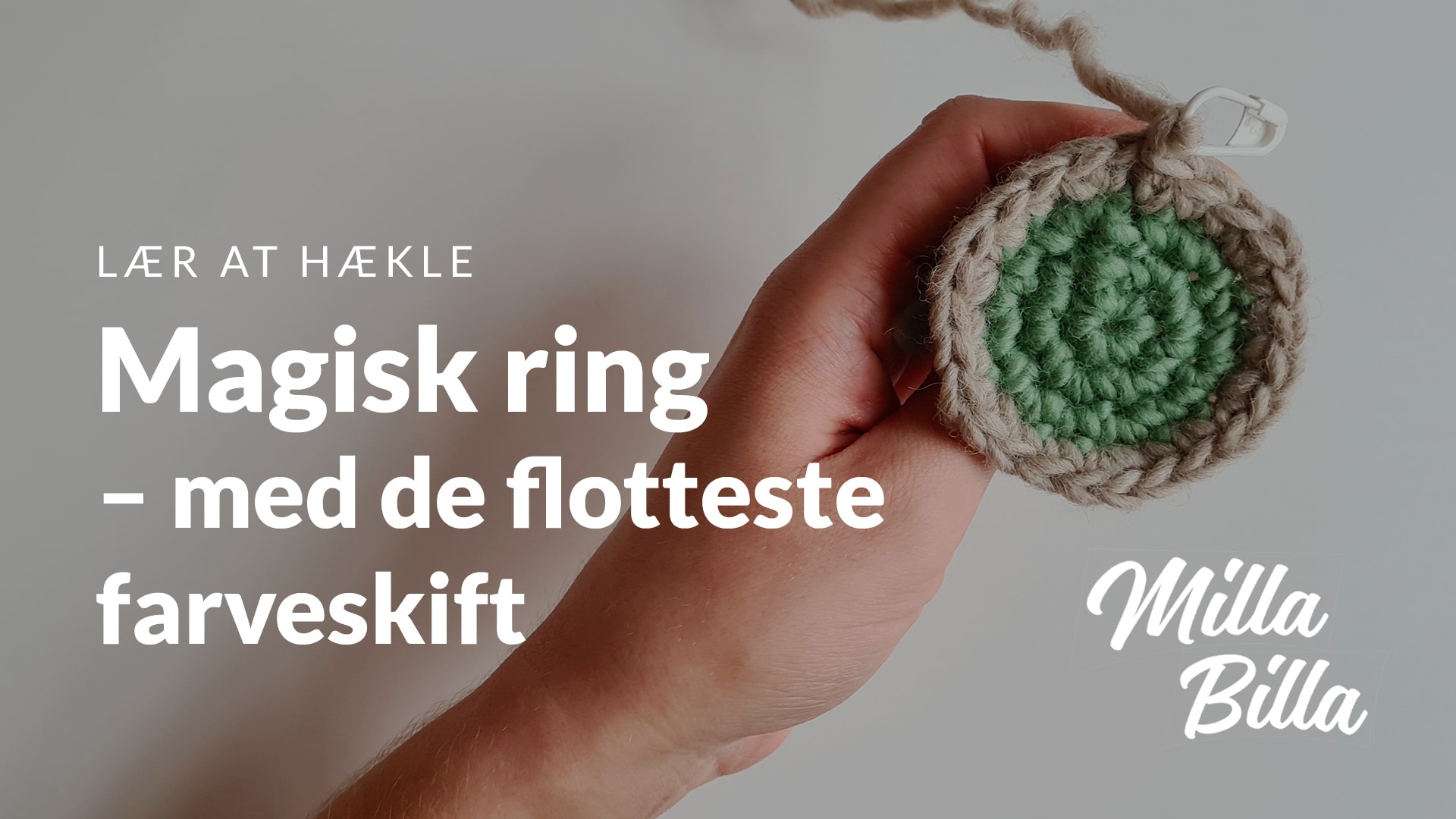Amigurumi-guide: Magic ring with the most beautiful change of color