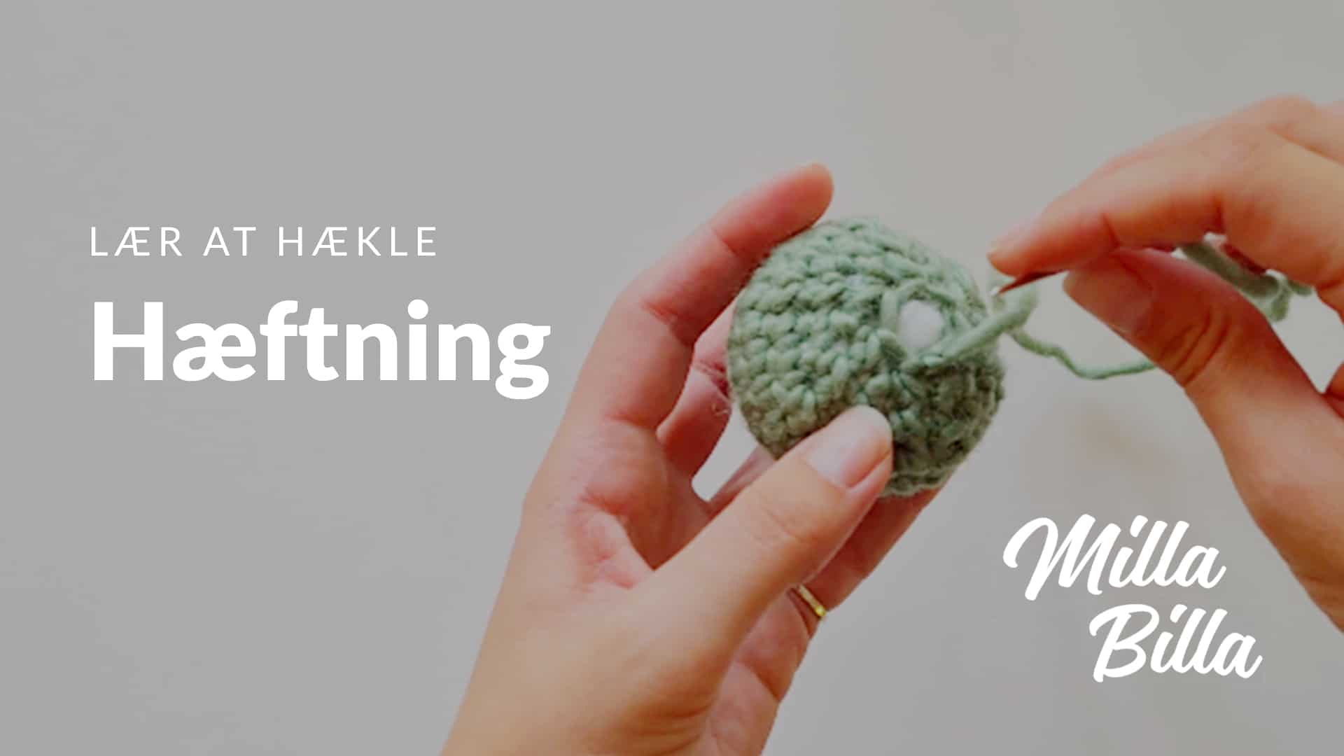 Video-guide: Hæftning af amigurumi