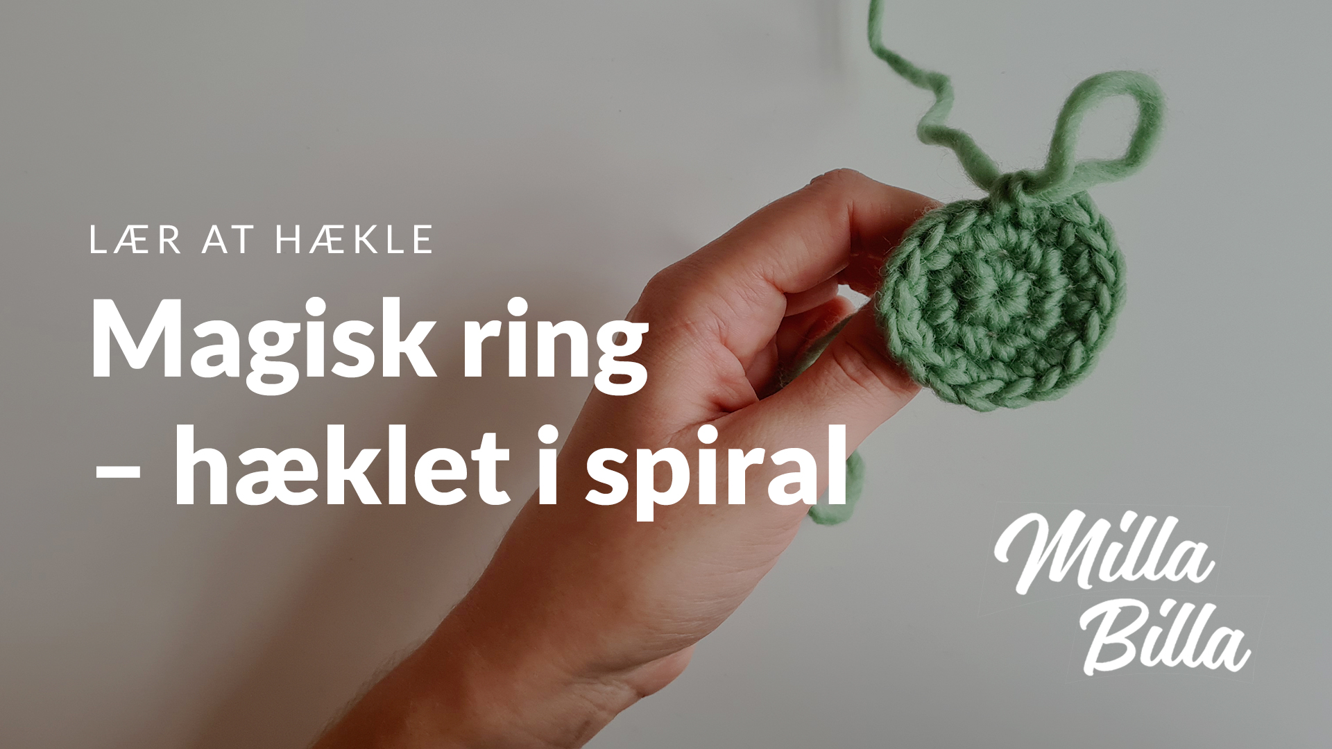 Amigurumi-guide: Magic ring crocheted in spiral