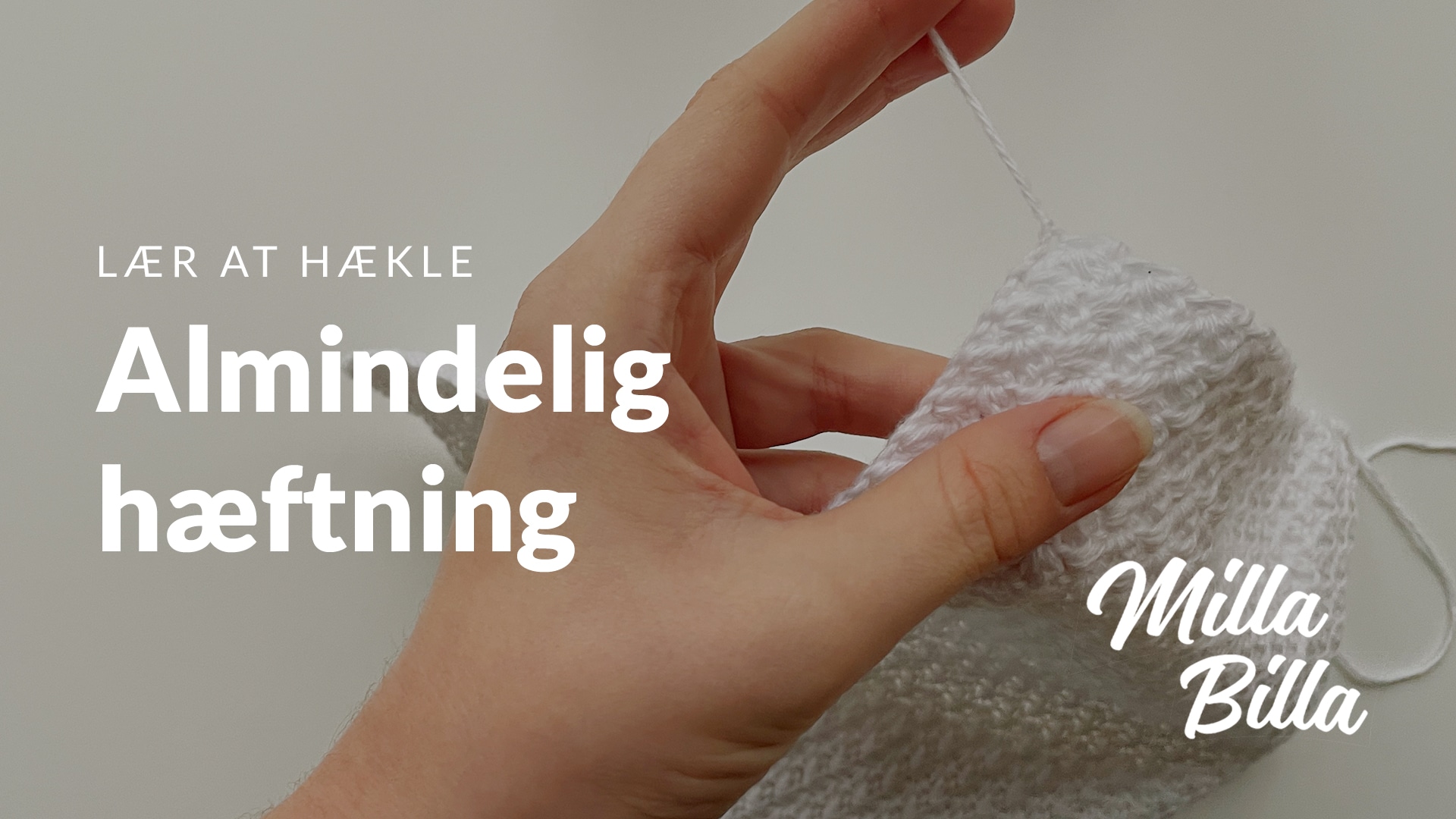 Video-guide: Weaving in ends.